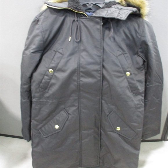Women's J. Crew  Hooded Parka - Picture 2 of 3